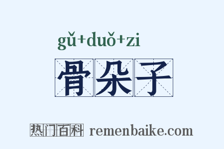 骨朵子是什么意思的图片